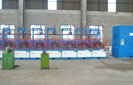 Single deck type continuous
wire drawing machine